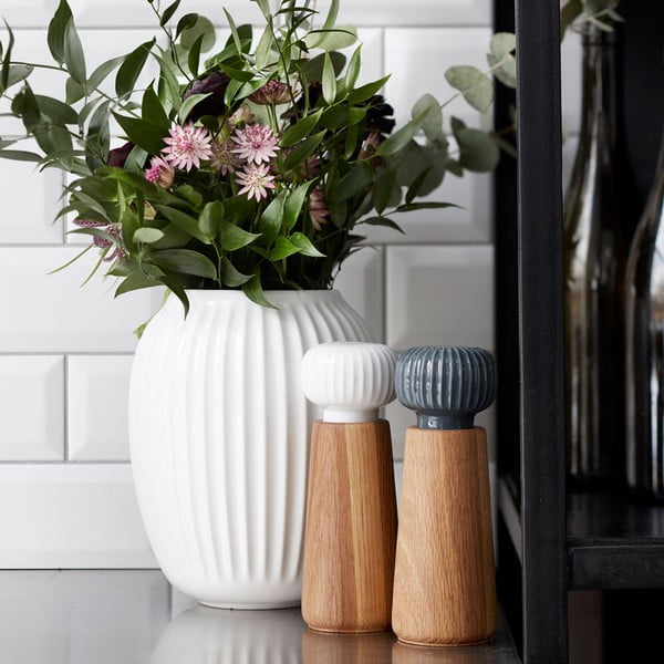 Bijela kamena vaza Kähler Design Hammershoi, visina 20 cm-image-2