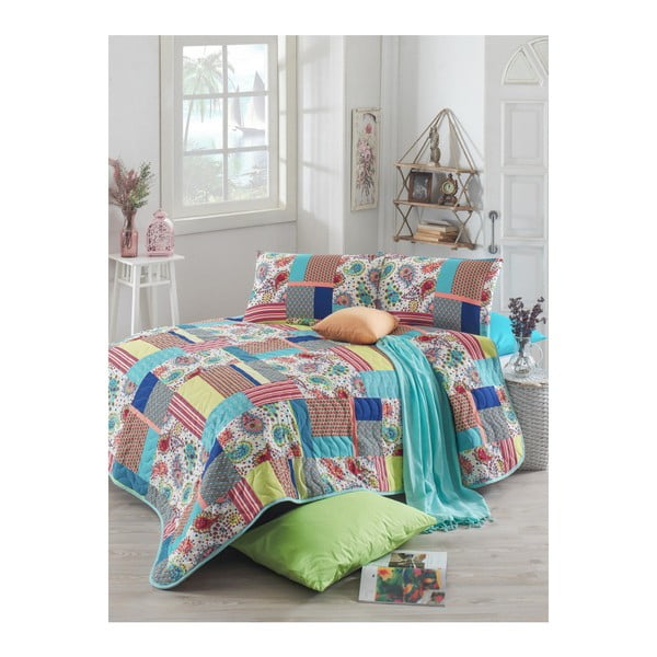 Prošiveni lagani prekrivač za krevet za jednu osobu Vincente, 160 x 220 cm