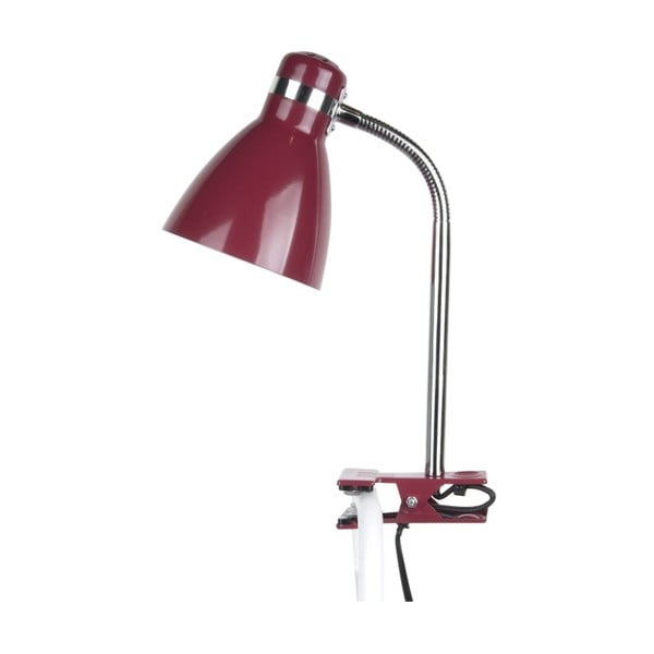 Tamnocrvena stolna lampa s kopčom za Leitmotiv Study