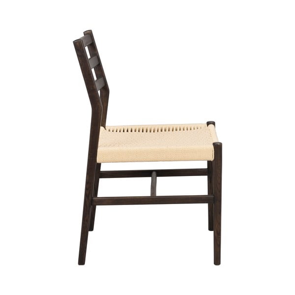 Blagovaonske stolice u setu 2 kom u prirodnoj boji/tamno smeđe Harlan – Rowico-image-4