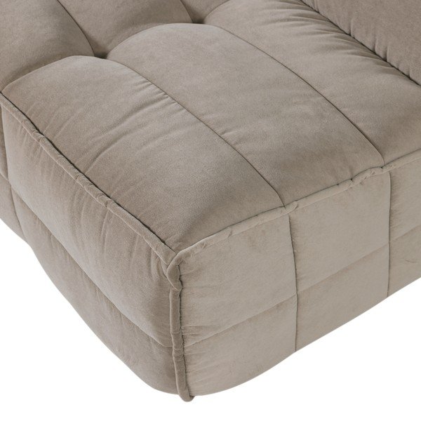 Smeđe-siva baršunasti sofa 204 cm Cluster – vtwonen-image-1