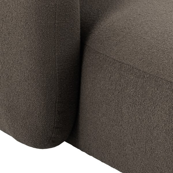 Siva/smeđa kutna garnitura od bouclé tkanine (s desnim kutom) Imola – Bonami Selection-image-4