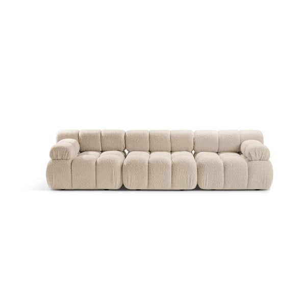 Bež sofa od bouclé tkanine 282 cm Bellis – Micadoni Home