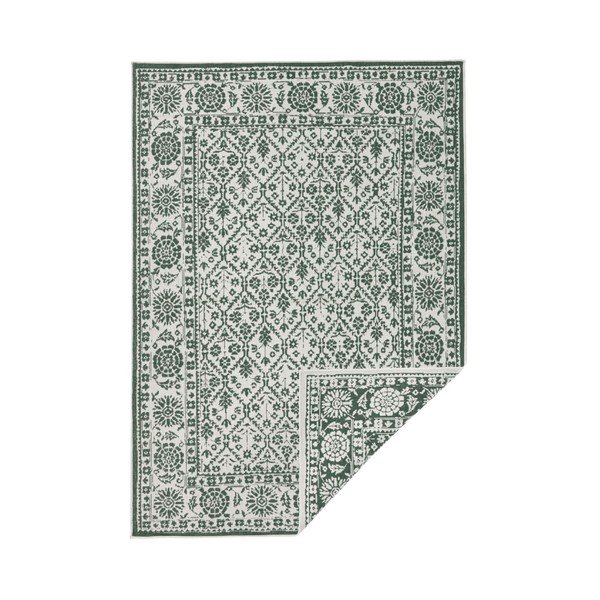 Dvostrani tepih sivo-zelenog uzorka Bougari Curacao, 200 x 290 cm-image-1