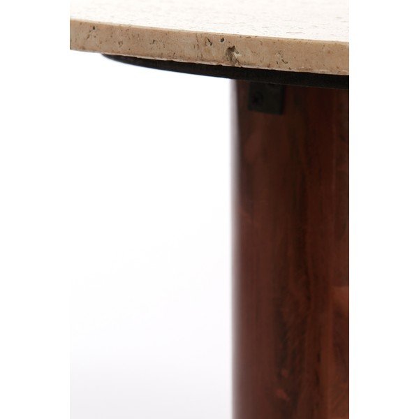 Smeđi stolić za kavu 72x90 cm Mahelona – Light & Living-image-3