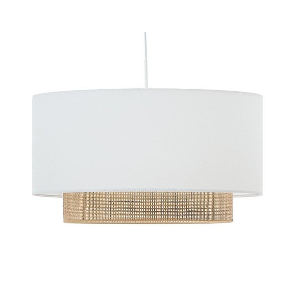 Bijelo/u prirodnoj boji tekstilno sjenilo ø 60 cm Erna – Kave Home