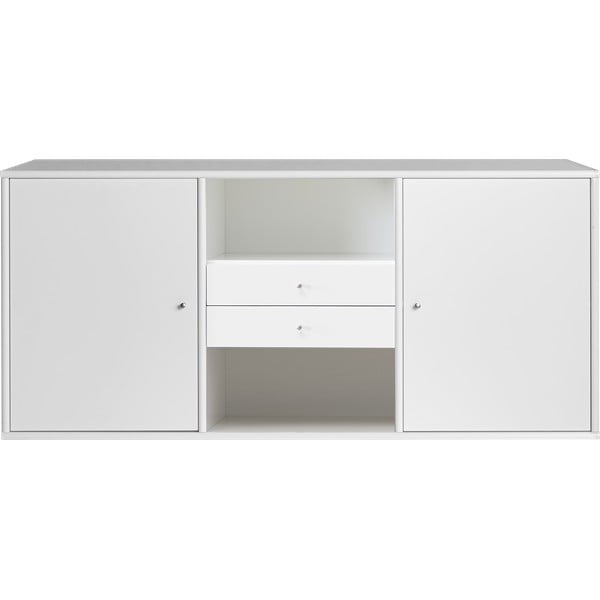 Bijela niska komoda 133x61 cm Mistral - Hammel Furniture