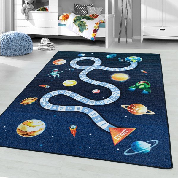 Tamno plavi dječji tepih 140x200 cm Play Space – Ayyildiz Carpets-image-1