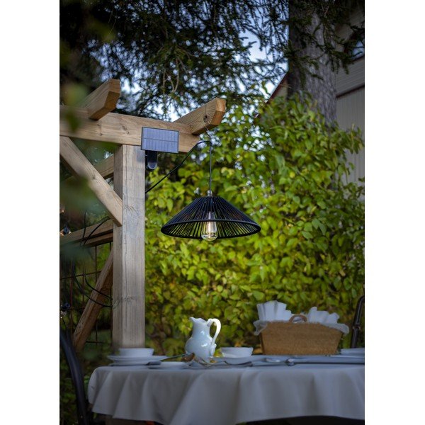 LED vanjska svjetiljka sa solarnim panel (visina 14 cm) Cord Set – Star Trading-image-3
