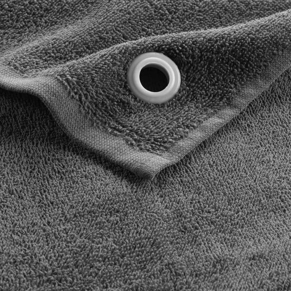 Antracitno sivi pamučan ručnik od frotira 50x50 cm Cuistot – douceur d'intérieur-image-2