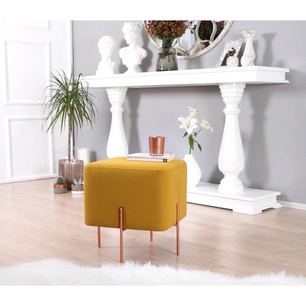 Senf žuti tabure Copper – Artie-image-2