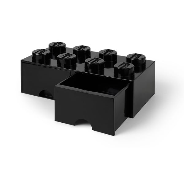 Crna kutija za pohranu s dvije ladice LEGO®-image-4
