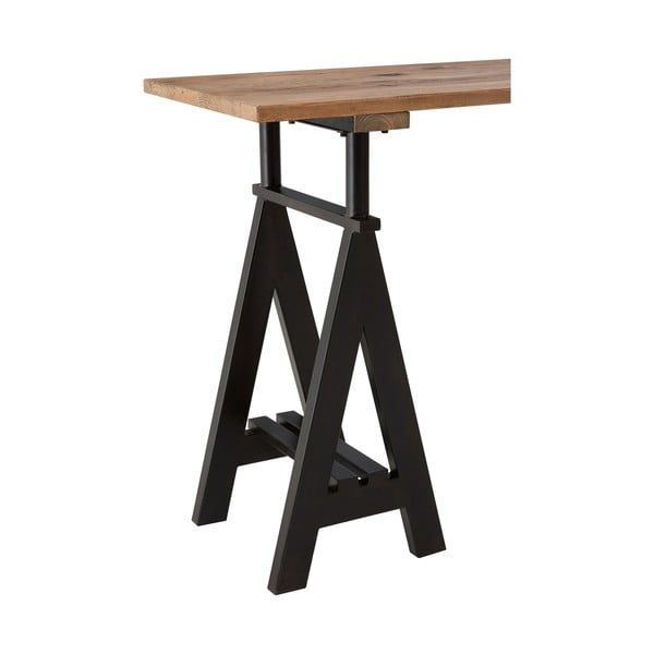 Pomoćni stol s pločom stola od borovine u prirodnoj boji 45x130 cm Hampstead – Premier Housewares-image-3