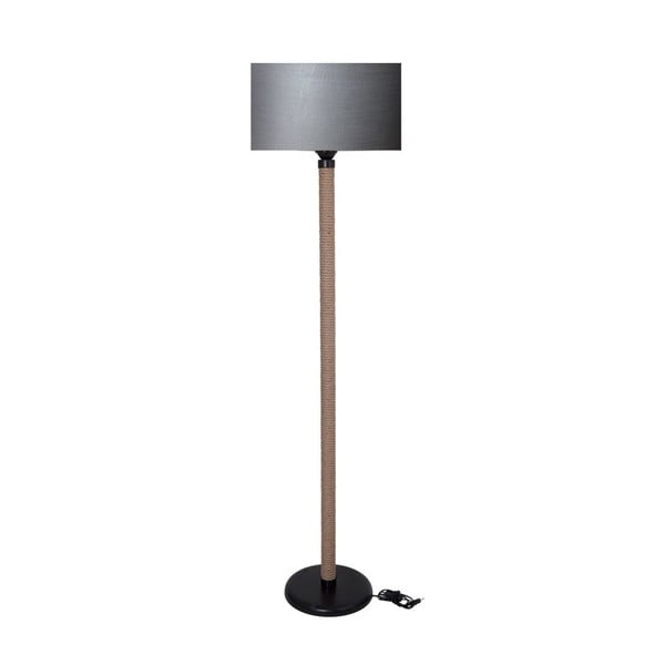 Samostojeća svjetiljka s tamno sivim sjenilom Kate Louise Rope lampa