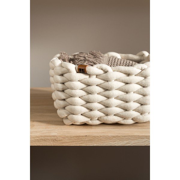 Tekstilna košara 20x15x11 cm Peach Skin S – Bigso-image-2