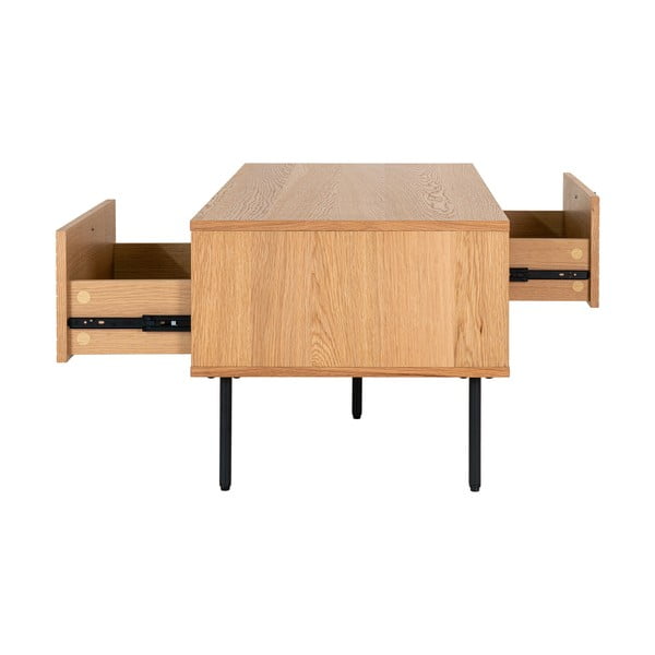 Stolić za kavu s pločom stola u dekoru hrasta u prirodnoj boji 50x100 cm Kyoto – House Nordic-image-4