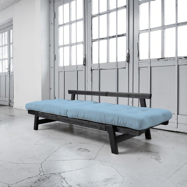 Sofa na razvlačenje Karup Step Black / Celeste-image-3