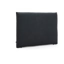 Antracitno sivo podstavljeno uzglavlje 180x118 cm Jaira – Kave Home
