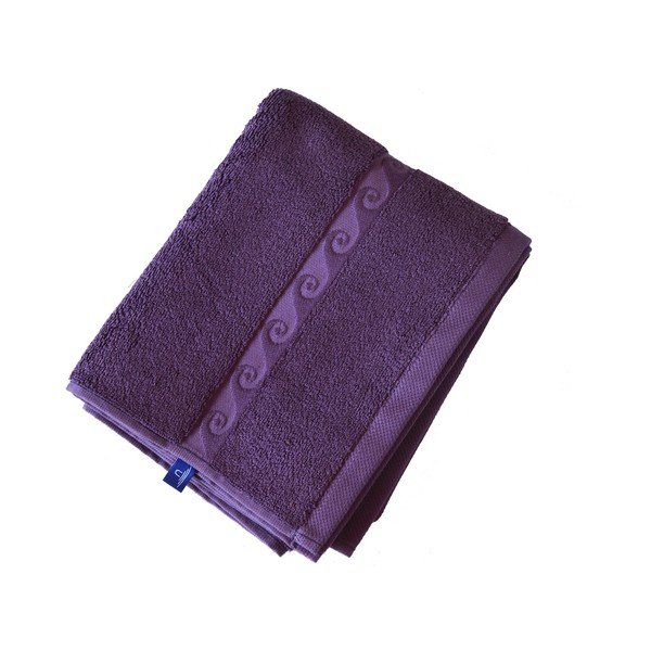 Wave ručnik 100x50, ljubičasti-image-1