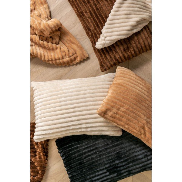 Krem baršunasti prekrivač PT LIVING rebrasti, 150 x 200 cm-image-4