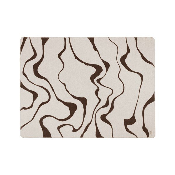 Smeđa/krem deka 150x200 cm Felu – noo.ma-image-4