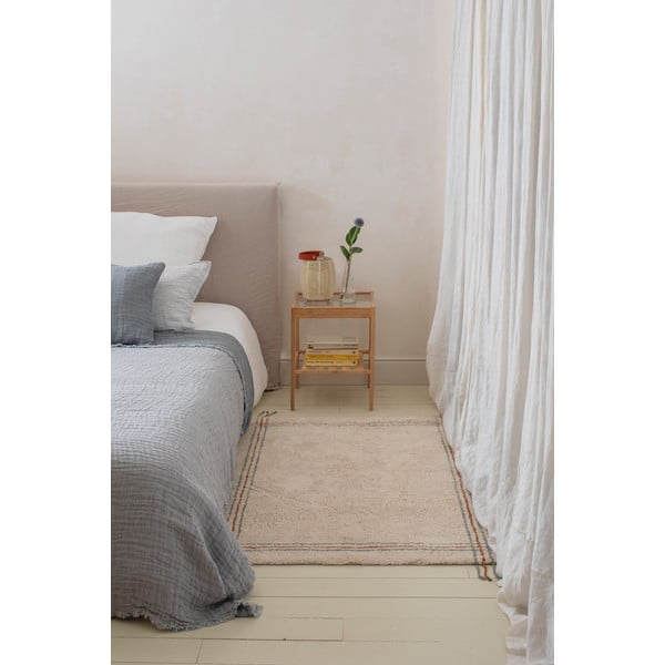 Krem periv/ručno rađen pamučan tepih 90x130 cm Cuisine Natural – Lorena Canals-image-3