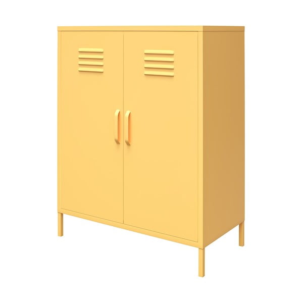 Žuti metalni ormar Novogratz Cache, 80 x 102 cm-image-2
