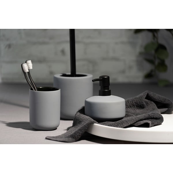 Siva keramička kupaonska čaša Wenko Avellino-image-2