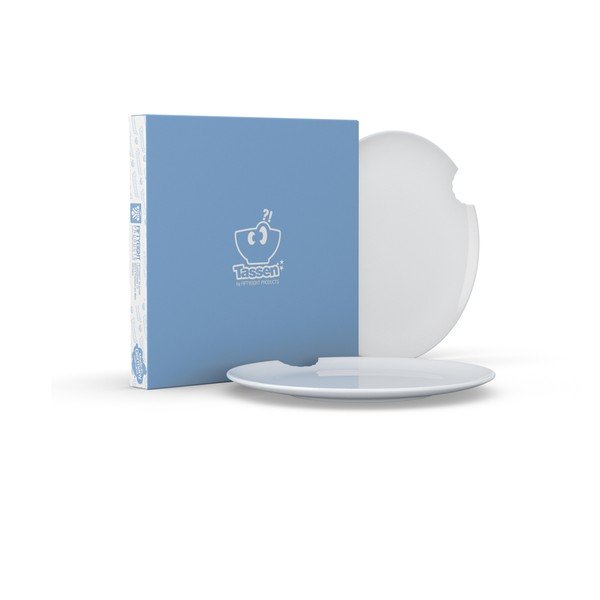Set od 2 bijela porculanska tanjura 58products, ø 28 cm-image-3