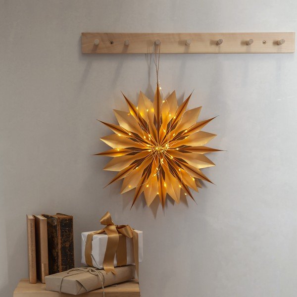 Svjetlosni ukras s božićnim motivom u zlatnoj boji Flinga – Star Trading-image-1