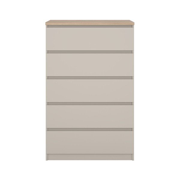 Krem komoda 77x121x50 cm Naia – Tvilum-image-2