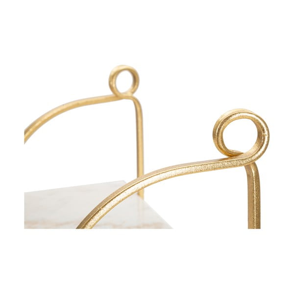 Bijela/u zlatnoj boji mramorna polica 40 cm Marble – Mauro Ferretti-image-4