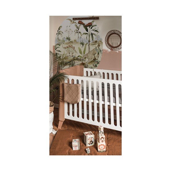 Dječja naljepnica za zid 150x150 cm Dino World in a Circle – Dekornik-image-1