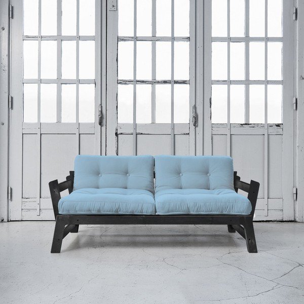 Sofa na razvlačenje Karup Step Black / Celeste-image-1
