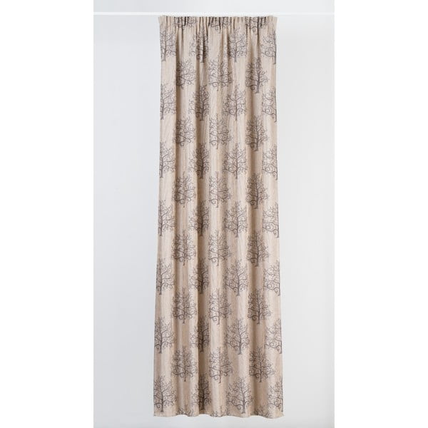 Smeđo-bež zavjesa 140x260 cm Erinn – Mendola Fabrics-image-1