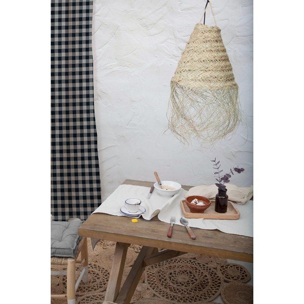 Plava zavjesa Really Nice Things Cortina Hogar Blue Vichy-image-1
