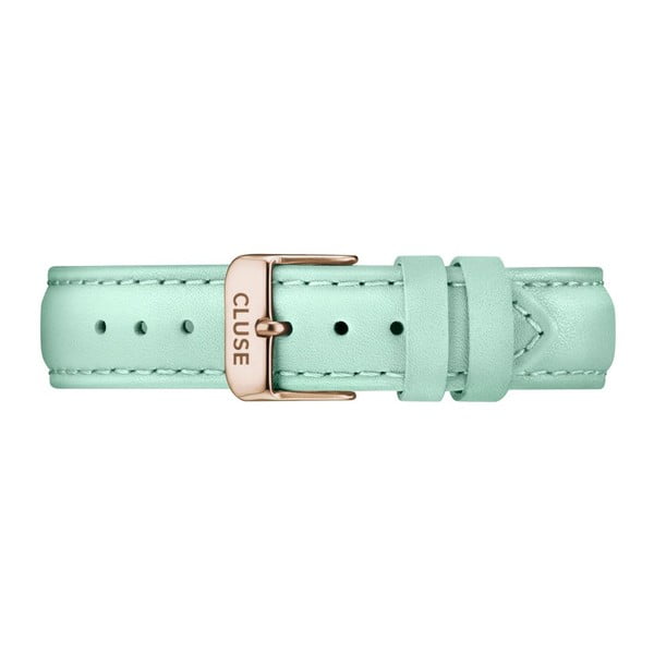 Ženski sat sa menta zelenim kožnim remenom i rose gold detaljimaCluse La Bohéme-image-2