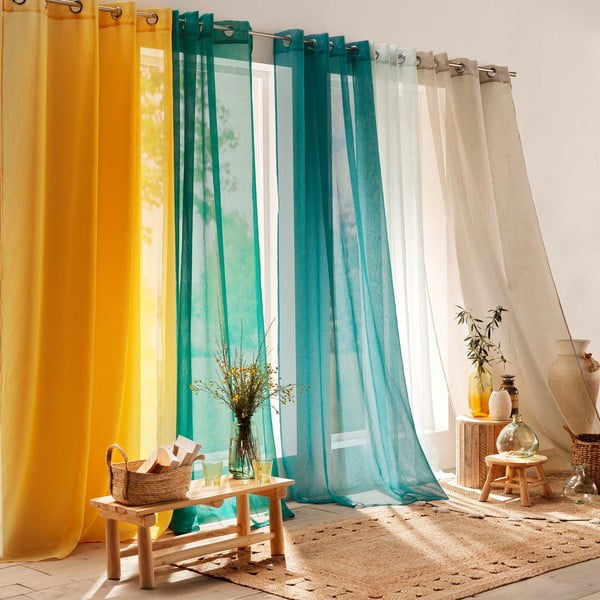 Ružičasta prozirna zavjesa 140x280 cm Sandra – douceur d'intérieur-image-3