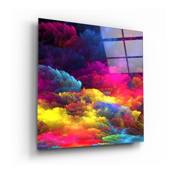 Slika za staklo Insigne Color Burst, 100 x 100 cm