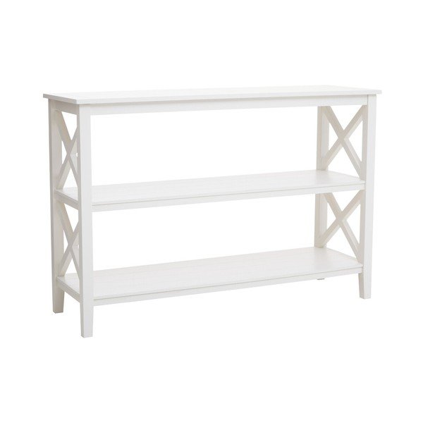 Bijeli regal od masivnog bora 120x81x40 cm Heritage – Premier Housewares