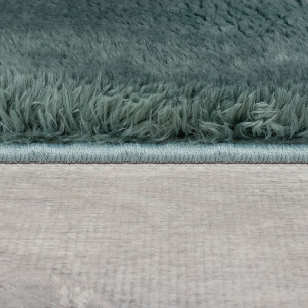 Petrolej zeleno sintetičko krzno 160x230 cm Faroe Wool Look Fur – Flair Rugs-image-4