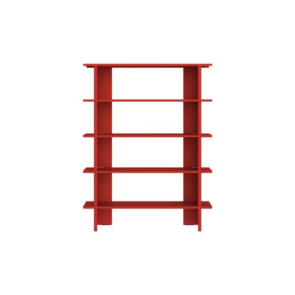 Crvena metalna biblioteka 120x156x37 cm Hes – noo.ma-image-2