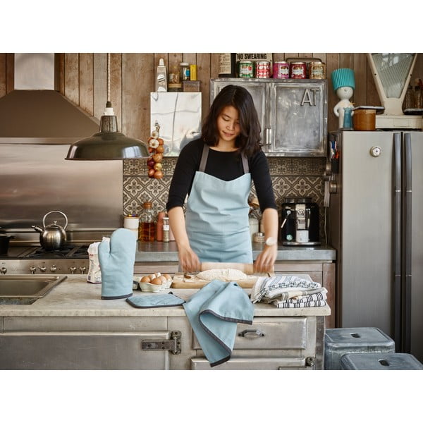 Siva pamučna kuhinjska rukavica Tiseco Home Studio Fuji-image-1