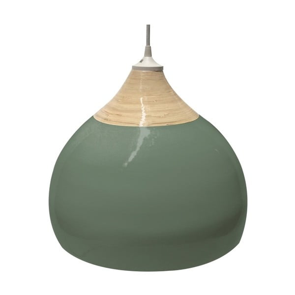 Zelena stropna svjetiljka ETH, promjera 27 cm