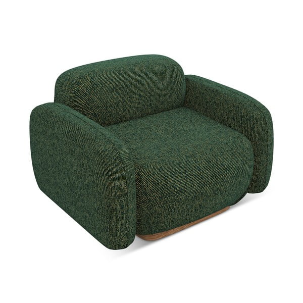 Tamno zelena fotelja Ailani – Makamii-image-3