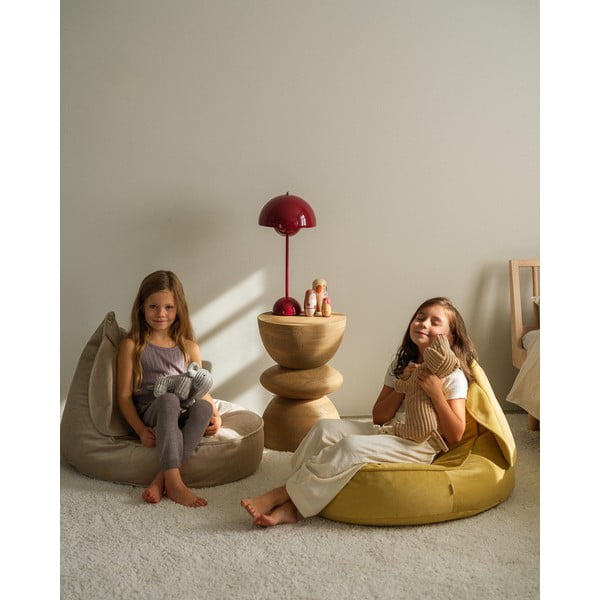 Žuta  baršunasti vreća za bebe Bunny – Wigiwama-image-3