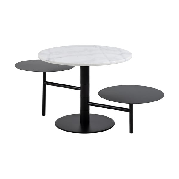 Bijeli okrugli stolić za kavu ø 60 cm Lahti – Actona-image-2