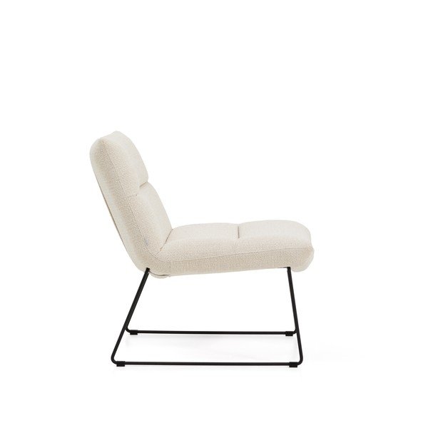 Bež fotelja od šenila Asen – Kave Home-image-3