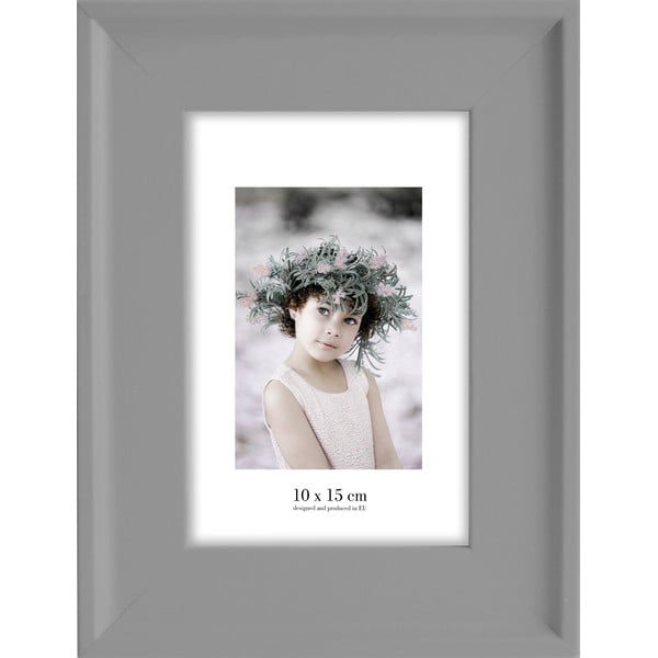 Sivi zidni okvir Styler Malaga, 17 x 22 cm