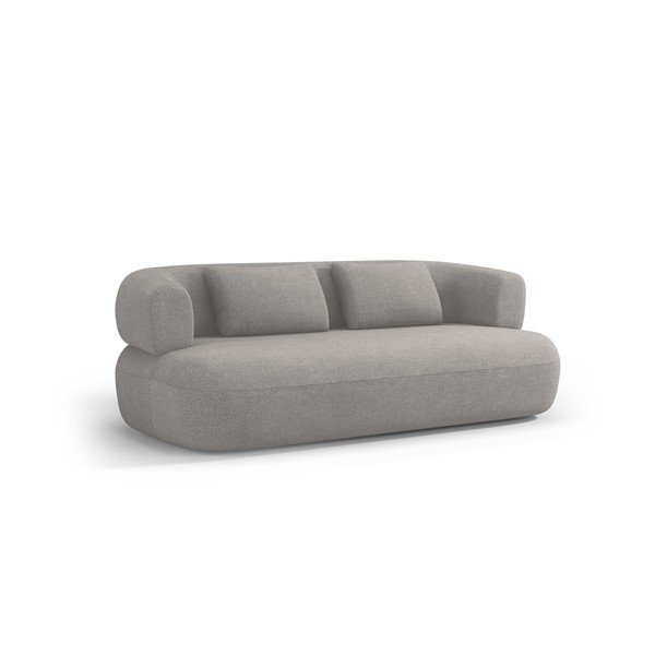 Svijetlo siva sofa od bouclé tkanine 178 cm Jenny – Micadoni 